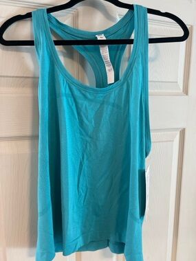 Lululemon Swiftly Tech Tank 2.0 Race Size 16 Teal Blue NWT Seamless